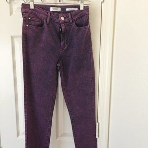 Guess 1981 Skinny Jeans, Purple, NWOT, size 27